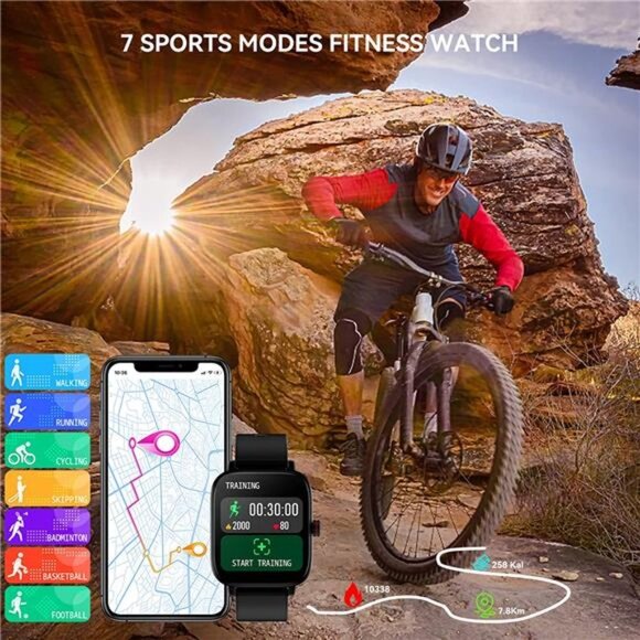 Smartwatch for Women Men Fitness Tracker with Sleep Health Monitor Calorie main image 4